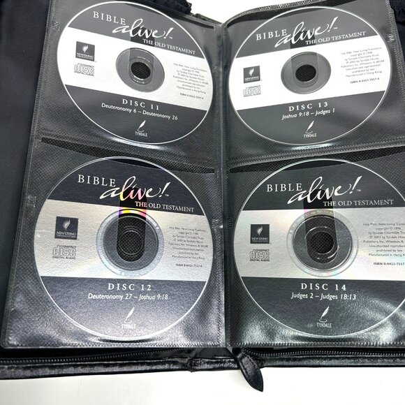Bible Alive! 61 Audio Bible CD Set In Black Zipper Case Old & New Testament - Picture 1 of 6